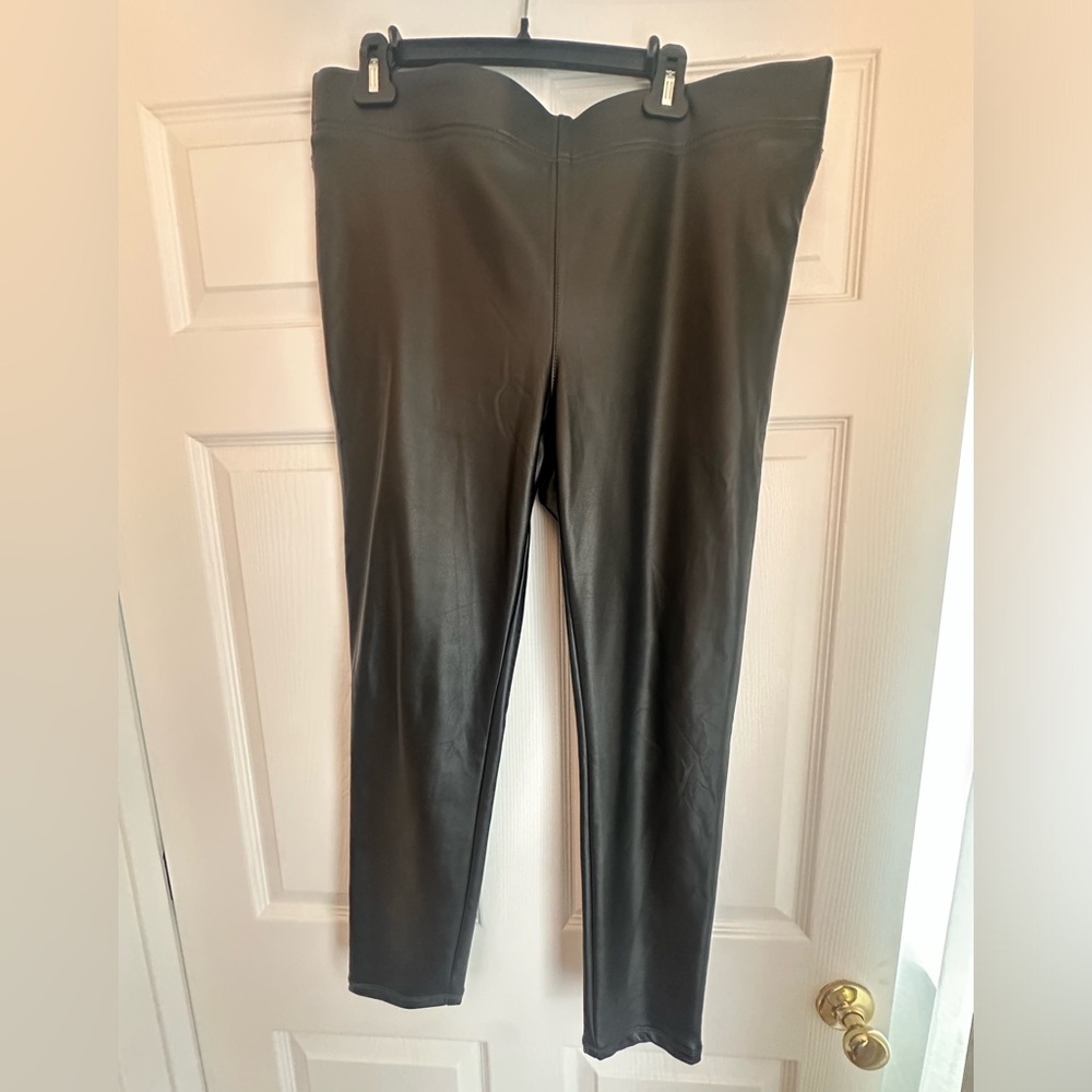 Faux Leather Pants